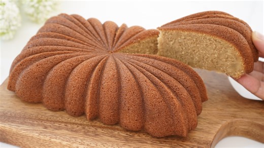 Supermoist Classic Coffee Cake How to make this super moist and velvety Classic Coffee Cake. Here's what you'll need: 1/2 cup unsalted butter (115g) 1 cup sugar (200g) 1 tbsp oil (15ml) 2 large eggs, room temp 1 and ½ cup all purpose flour (190g) 1 tsp baking powder (4g) ½ tsp salt (3g) 1 tbsp instant coffee (7g) 1/2 cup milk (120ml) 1 tsp vanilla (5ml) Fluted pan specs- Exterior Dimensions: 9.84" x 5.51" x 2.83" 25cm x 14cm x 7.2cm Food for the soul: 2 John 1:6 And this is love: that we walk in