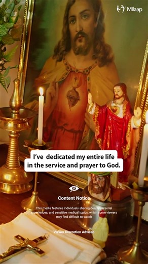 281 reactions | I have spent my entire life in the service of God. First, I lost my husband. Then, my son fell from the third-floor balcony while working late on his project. | Milaap | Facebook