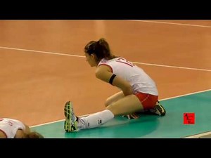Volleyball Girls Hot Warm Up & Stretching Moments
