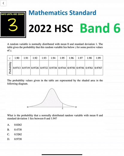 Countdown to HSC: 3 Days Left with Maths Standard