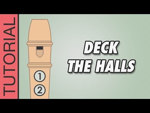 Deck the Halls 🎅🏻 Recorder Notes Tutorial 🎅🏻 Christmas Songs