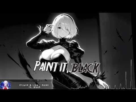 Nightcore - Paint It, Black - (Lyrics)