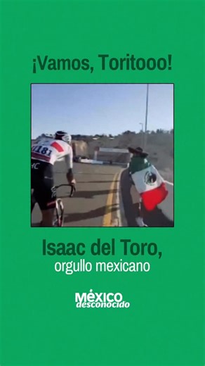 ¿Y estas ganas de llorar de felicidad? 🥺 El fin de semana, Isaac del Toro triunfó en el UAE Tour 2026, una de las competencias de ciclismo en ruta más importantes del calendario WorldTour. Uno de los momentos más emotivos llegó justo antes de cruzar la meta, cuando algunos fans mexicanos lo acompañaron y echaron porras. Para celebrar la primera victoria del año de Isaac del Toro, recordamos algunos de sus triunfos. 🏆 🚴🏽‍♂️ Conoce más: → Isaac del Toro, originario de Ensenada en Baja Californ
