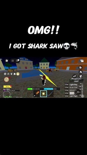 OMG!! I GOT SHARK SAW SWORD