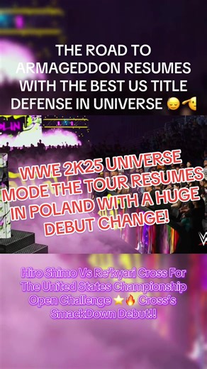 As The Night Continues In Poland & With The First Armageddon Match Officially Made This Episode Is Heating Up More & More 😤🤘🏼 But Former Raw Superstar Re’kyari Cross Makes His Debut On The Blue Brand But It’s For The United States Championship In Hiro’s Open Challenge And This Was Possibly..May Have Been His Hardest Match In His Career Yet That Start Of The Match Was Nuts Kyari Landing A OG Cutter Str8 Out The Gate Along With Hiro Landing Multiple Devastating Moves Like The Upside Down PileDr