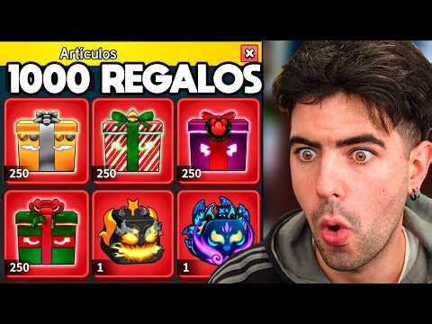 Abrí 1000 REGALOS de NAVIDAD de BLOX FRUITS