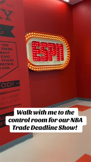 ESPN office BTS!!! #espn #bts #dayinmylife #nbatrades