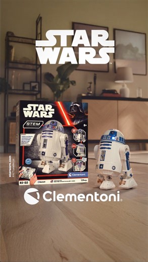 Clementoni Global Channel on Instagram: "Journey to a galaxy far, far away with the R2D2 Robot. With over 50 components,assemble and control the beloved droidusing a dedicated app. #Clementoni #Clementonitoys #Science"