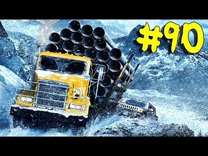 SnowRunner - Walkthrough - Part 90 - Bags On Ice (PC HD) [1080p60FPS]