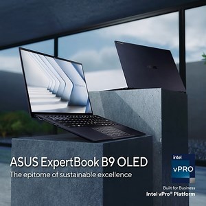 Take a deeper look at #ExpertBook #B9 OLED (#B9403), the epitome of sustainable excellence.💻🌳 With the latest Intel® Core™ vPro® processor, a 16:10 OLED screen, and an ultralight, sustainable design, ExpertBook B9 OLED ups both your green credentials and professionalism — setting a new benchmark for elite business laptops!💼 Know more👉👉 https://asus.click/b9403_vid_fb | ASUS