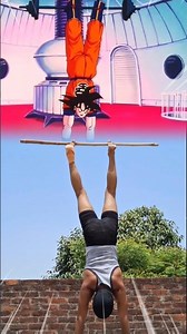 Dragon Ball Z Son Goku Hardest Pose IRL 🔥 #goku #shorts