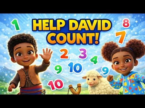 David the Shepherd Counting Game! 🐑 Catch & Count Sheep to 10
