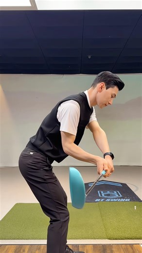 측면에서 보는 슬로모션 아이언 스윙ㅣ slow motion iron shot