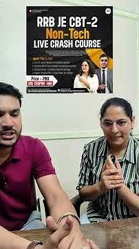 35 Days Kaise Hoga? RRB JE CBT-2 Last Minute Preparation Plan | by make it easy