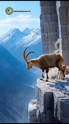 Mother Goat Did The Impossible To Save Her Baby From Snow Leopard