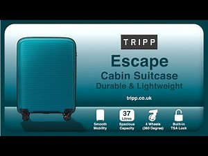 Tripp Escape Teal Cabin Suitcase 360° View | Lightweight & Durable Carry-On