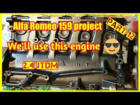 Alfa Romeo 159 - 2.4jtdm engine strip down - 159 restoration part 12