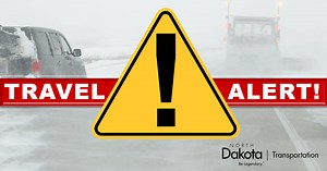 A travel alert is in place for Divide County in northwestern ND due to freezing rain and icy road conditions. For the latest road conditions, visit travel.dot.nd.gov or download the ND Roads app. #KnowBeforeYouGo #NDRoads #ndwx | North Dakota Department of Transportation