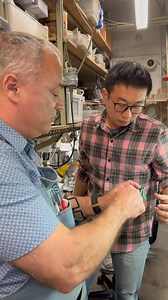 1.5M views · 13K reactions | We took a slab of Brazilian nephrite jade and carved it into something you can wear with the help of my friend Mike from R Gems. Not my favorite, but let me know what you think. TraxNYC.com or call 212-872-9692 #TraxNYC #Jewelry #Education | Trax NYC Custom Jewelry | Facebook