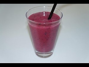 SMOOTHIE AU FRUIT ROUGE FACILE ET RAPIDE