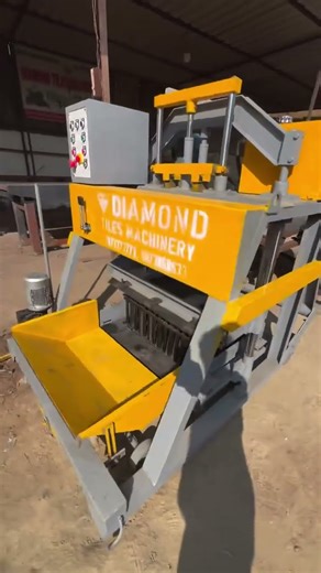 “Strong Hollow blocks,strong future 🧱 Diamond Tiles Machinery – machine chalegi, quality milegi. ”