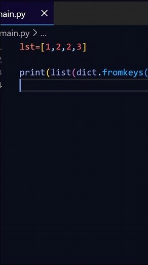 Remove duplicates from list using Python #coding #python #programming
