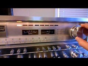 Pioneer SX-1980 FM Tuner Demonstration
