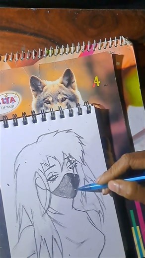 how to draw kakashi female part 8 drawing ✨ #shorts #naruto #artist