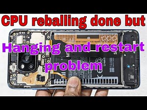 CPU reballing done ✅ But hanging problem start | poco hang on logo problem