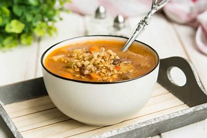 Instant Pot Beef Barley Soup