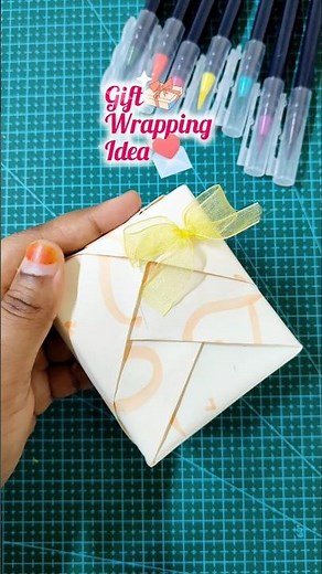 Simple & Elegant Gift Wrapping Idea 🎀✨