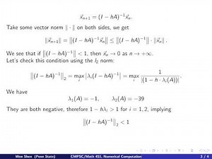 ch9 17. Stiff system. Implicit method. Wen Shen