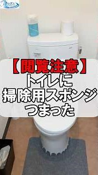 [Viewer Discretion Advised] Repairing a Toilet Clogged by Accidentally Flushing a Cleaning Sponge...