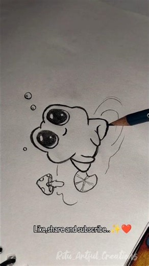 Cute Things to Draw When Bored Day 57 ✏️ Easy Kawaii Doodles 🎨 #drawing #doodle #cuteart #shorts