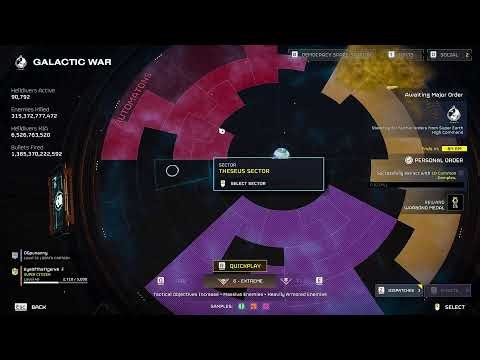 Helldivers 2 with the PSO clan