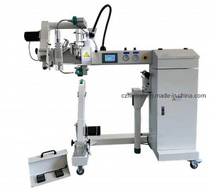 [Hot Item] Triple Heads Hot Air Plastic Welder Radio Frequency Tensile Structure Cover Welder Hot Air PVC Membrane Welding Machine