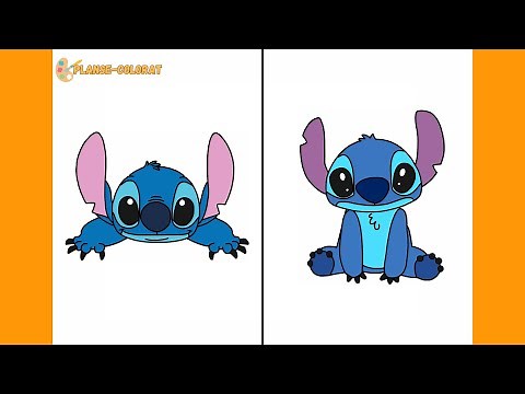 Cum Să Desenezi STITCH | Usor Pas cu Pas Tutorial pentru Incepatori