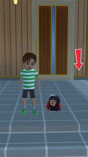 Yuta dan baby Mio menunggu mama pulang 🥺🥹 #sakuraschoolsimulator #shortsfeed #sakura #viralshort