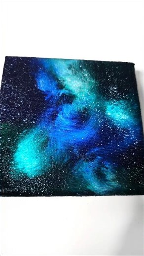 Cosmic Nebula Painting | Colors of the Universe & Infinite Wonder 🌌✨#art #canvaspainting