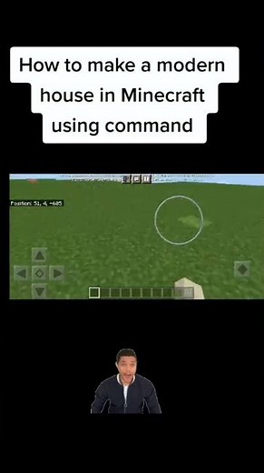 How to Build house in Minecraft using command block #Shorts