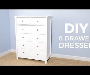 DIY 6 Drawer Dresser