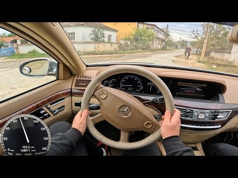 Mercedes Benz S550 W221 [382Hp] - POV TEST Drive