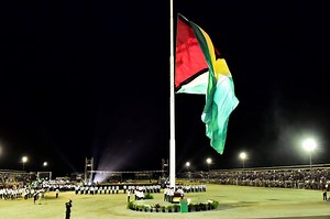 7.7K views · 145 reactions | WATCH: Guyana's 51st Independence Anniversary Flag Raising Ceremony and Cultural Display (MOTP Video) CLICK PLAY. | News Source Guyana | Facebook