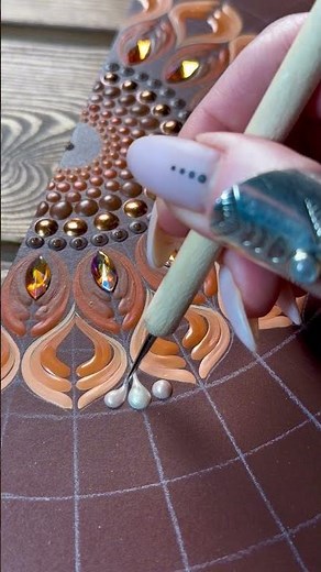 Work in progress with this autumn mandala☕️What colors feel like autumn to you?