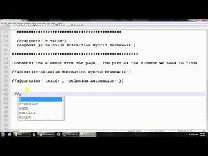 Xpath Basic | Handling Dynamic Elements | Contains - Selenium WebDriver Tutorial 10