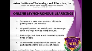 1.5K views · 97 reactions | AITE's Learning Continuity Plan S.Y....