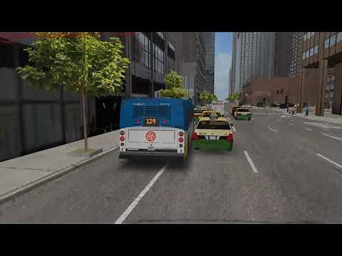 OMSI 2 Bus Simulator - Downtown Chicago LINE 124 (NAVY PIER Roundtrip) - TriMet Edition