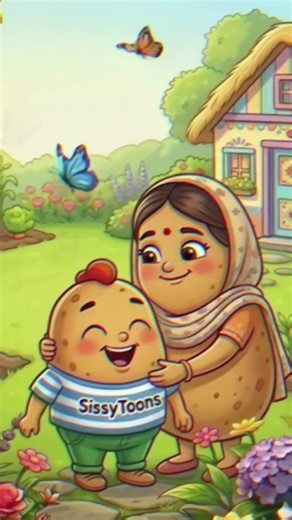 Bringing our favorite childhood memory—with a little garden twist🥔🍆✨ #shorts