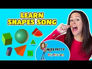 Learn Shapes Song for Children (Official Video) by Patty Shukla | Triangle Rectangle Square Circle