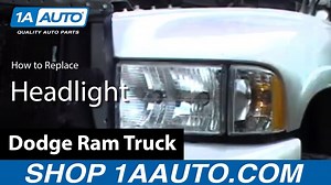 How to Replace Headlights 1994-2001 Dodge Ram 1500